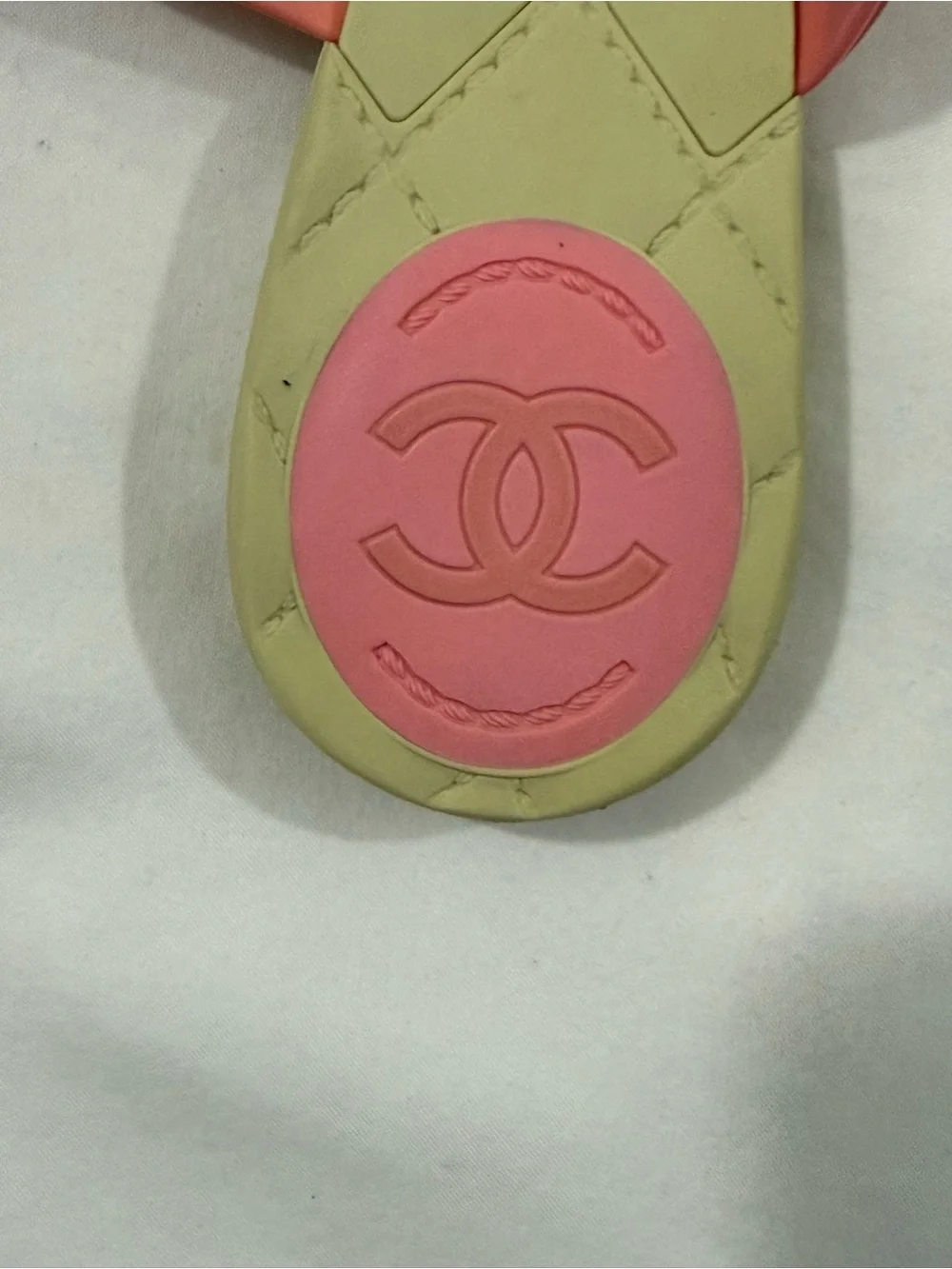 CHANEL Camellia Jelly Thong Sandals Pink EU 37 Repair / Crafts / Parts